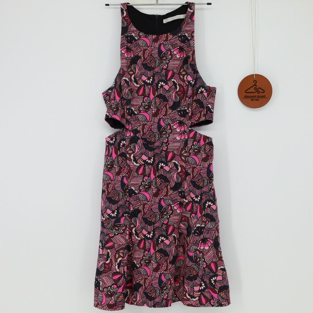ZARA Cutout Sides Floral Dress